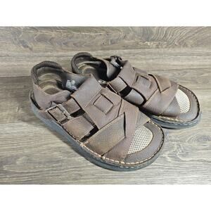 Earth Spirit Mens Fisherman Strappy Chunky Sandals Leather Mens Sz 9 - 6004818